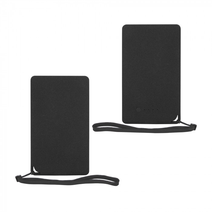 Зарядное устройство "Камень" с покрытием soft grip, 4000 mAh в подарочной коробке, черный #