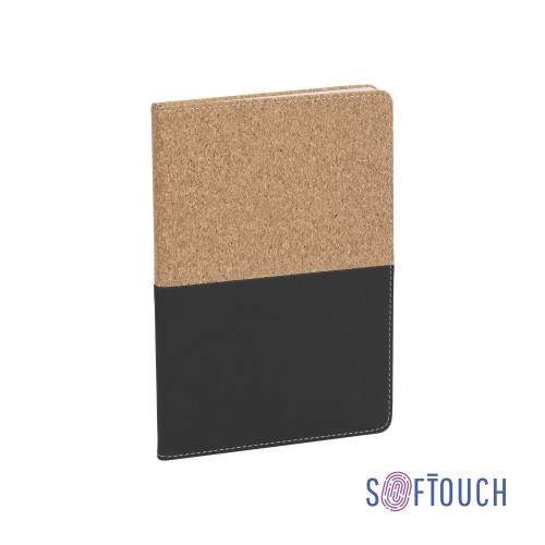 Блокнот "Фьюджи", формат А5, покрытие soft touch+пробка