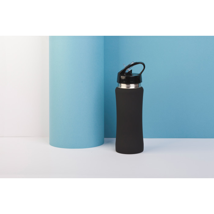 Бутылка для воды "Индиана" 600 мл, покрытие soft touch