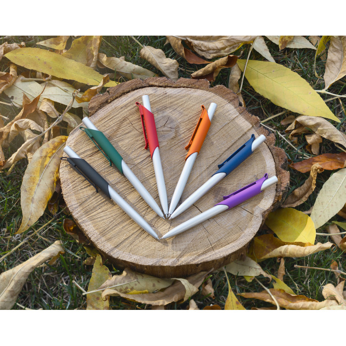 Ручка шариковая "Skil", покрытие soft touch