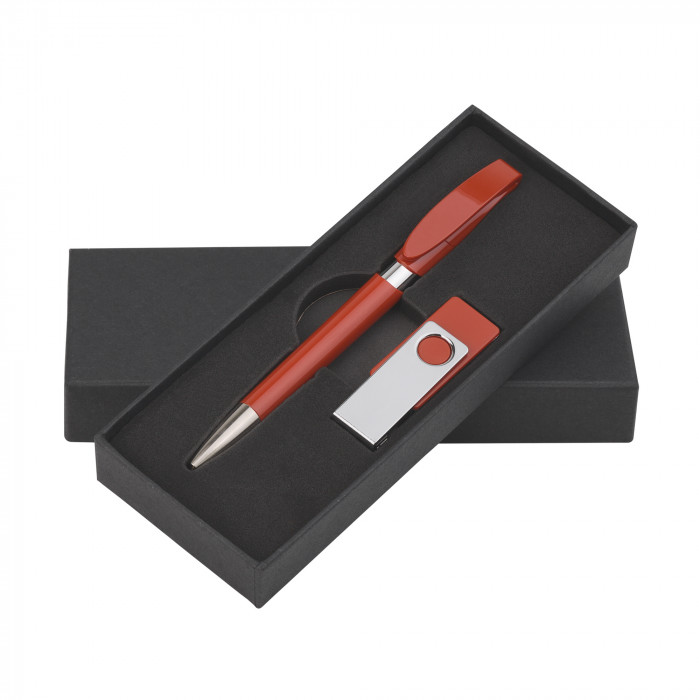Набор ручка + флеш-карта 16Гб в футляре