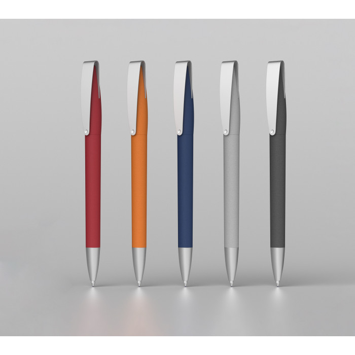 Ручка шариковая COBRA SOFTGRIP MM, красный#