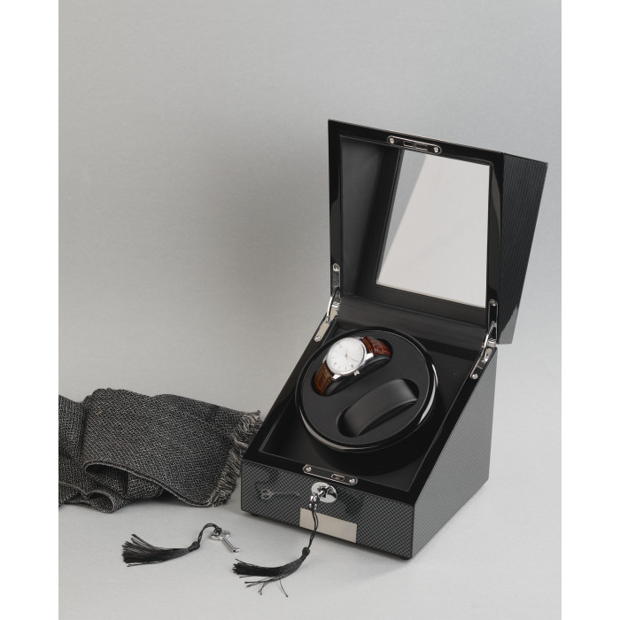 Шкатулка из дерева для часов с подзаводом