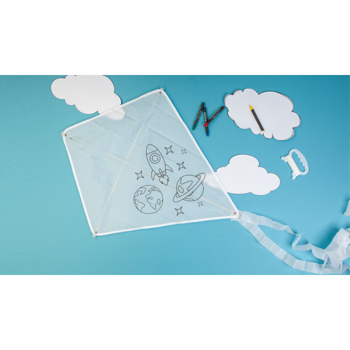 Воздушный змей-раскраска "Rainbow"