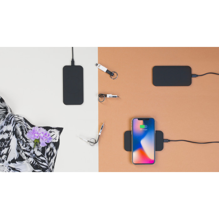 Настольное беспроводное зарядное устройство "Slim SOFTTOUCH"