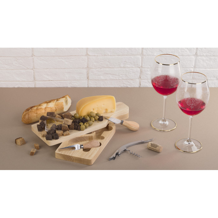Набор для сыра и вина "Gourmet" в футляре