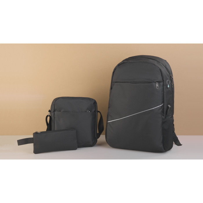 Набор "TRIO" 3в1: рюкзак, сумка, несессер