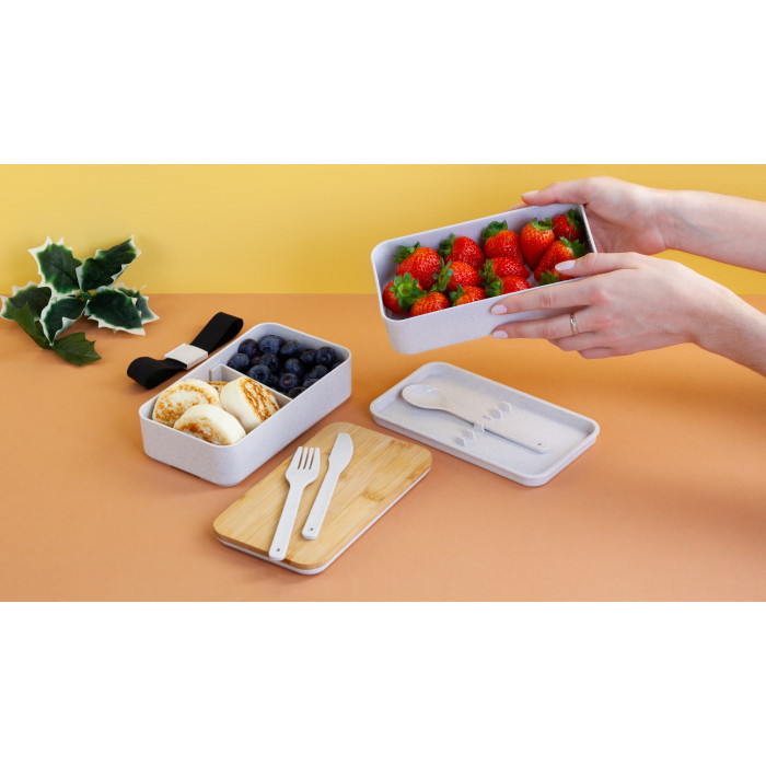 Контейнер для ланча "Natural" с приборами
