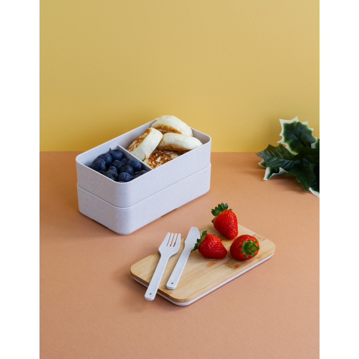Контейнер для ланча "Natural" с приборами