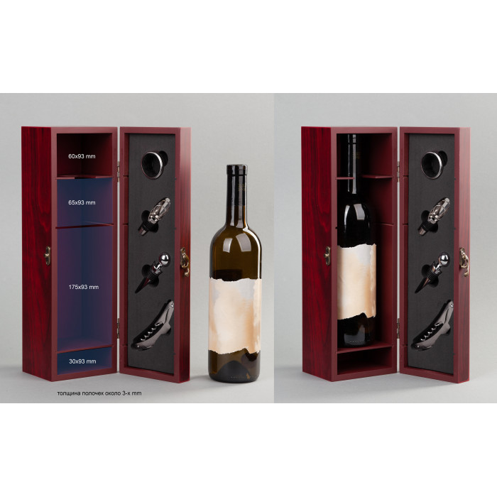 Набор винный "Салют" в подарочной коробке