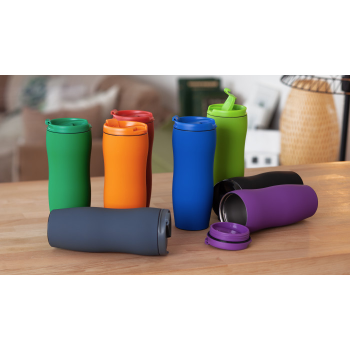 Термостакан "Монтана" 400 мл, покрытие soft touch