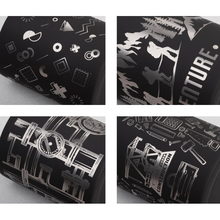 Кружка с карабином "Юта" 300 мл, покрытие soft touch