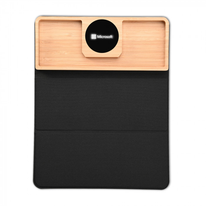 Коврик-трансформер с органайзером на магнитах с беспроводным (15W) ЗУ с подсветкой логотипа