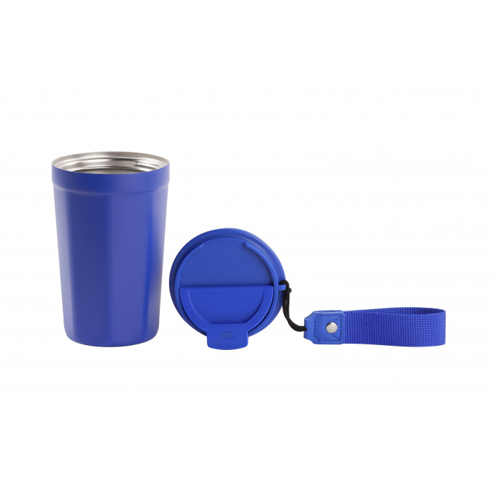 Термостакан "Eclipse" 400 мл, покрытие пудра, синий