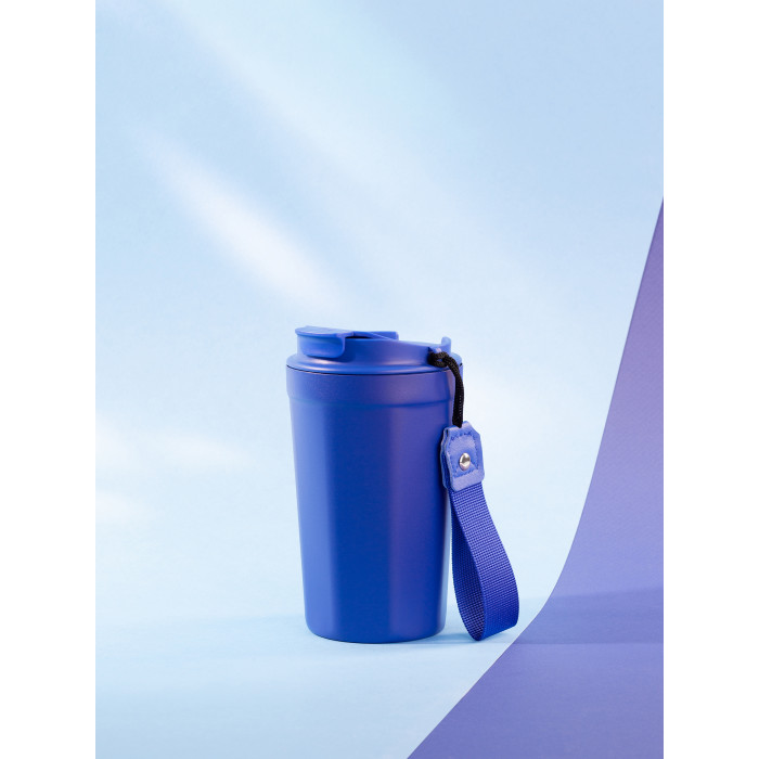 Термостакан "Eclipse" 400 мл, покрытие пудра, синий