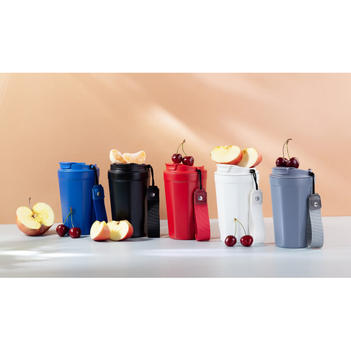 Термостакан "Eclipse" 400 мл, покрытие пудра, синий