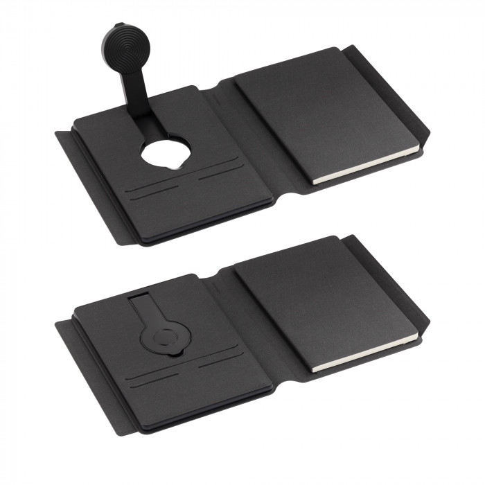 Папка А5 с беспроводным (10W) зарядным устройством 5000 mAh, с MagSafe и блокнотом