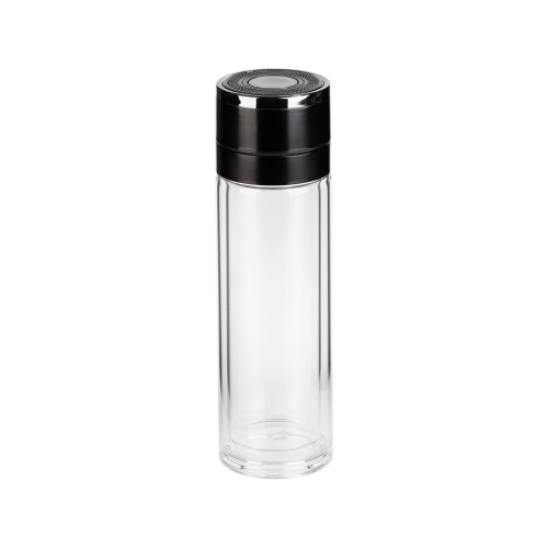 Заварочный термос "Press" 400 мл, серебристый