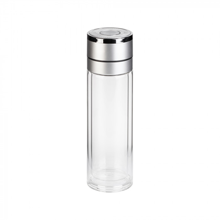 Заварочный термос "Press" 400 мл, серебристый