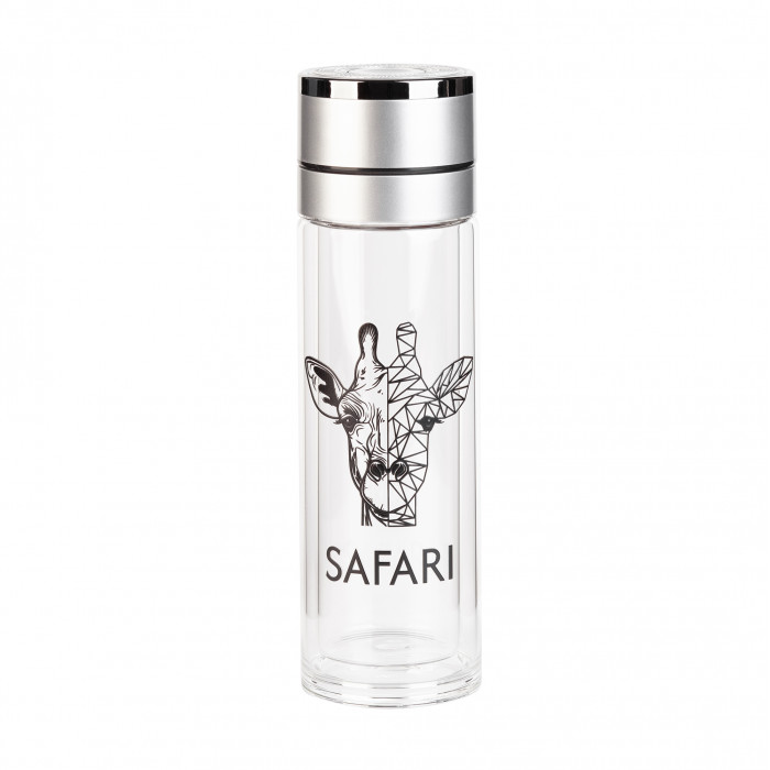 Заварочный термос "Press" 400 мл, серебристый