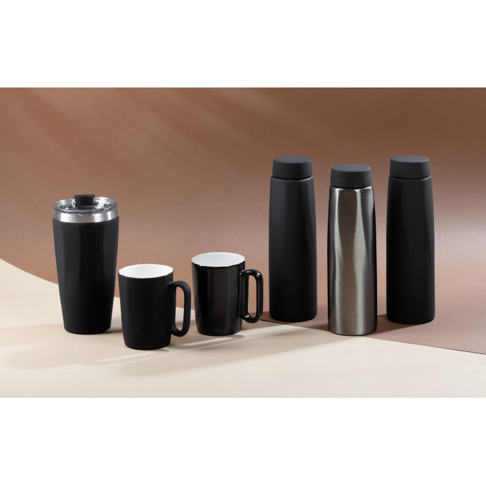 Термостакан "Calypso" 500 мл, покрытие soft touch, черный #