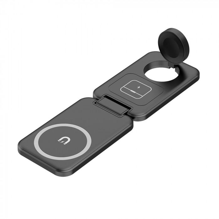 Складная беспроводная (15W) зарядная станция "Slap" с MagSafe