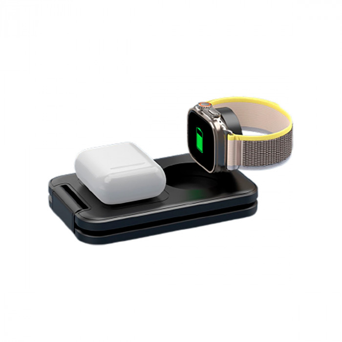 Складная беспроводная (15W) зарядная станция "Slap" с MagSafe