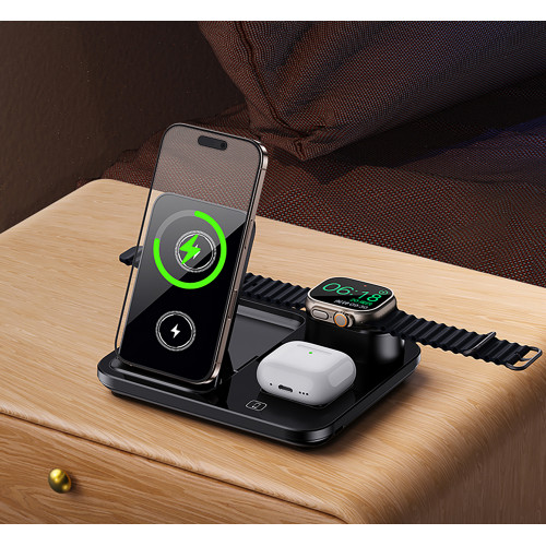 Беспроводная (15W) зарядная станция "Lift" с сенсорным подъёмным механизмом