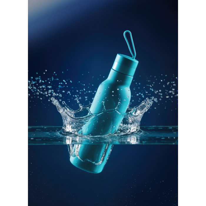 Бутылка для воды "Фитнес" 700 мл, покрытие soft touch
