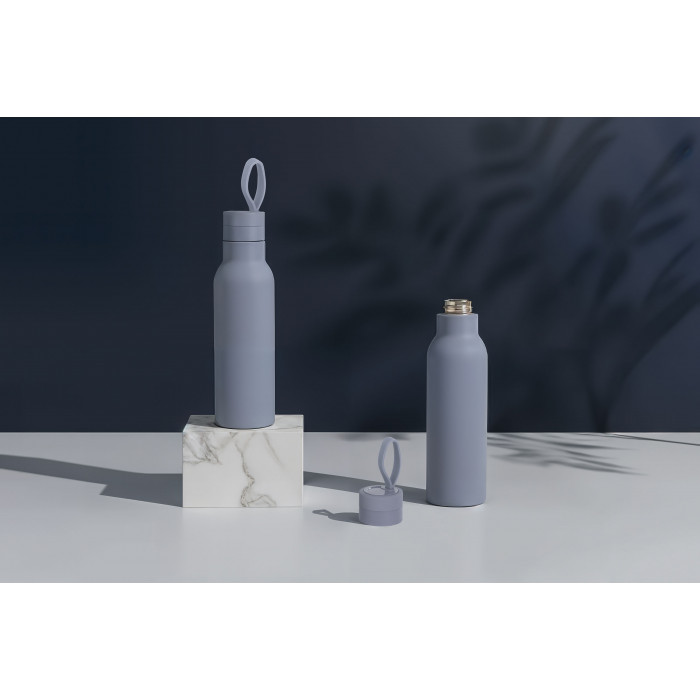 Бутылка для воды "Фитнес" 700 мл, покрытие soft touch