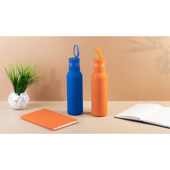 Бутылка для воды "Фитнес" 700 мл, покрытие soft touch