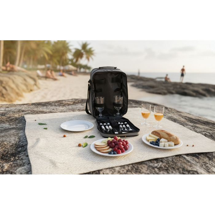 Набор для пикника "Эквадор" на 4 персоны с холодильным отделением