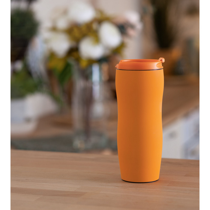 Термостакан "Монтана" 400 мл, покрытие soft touch