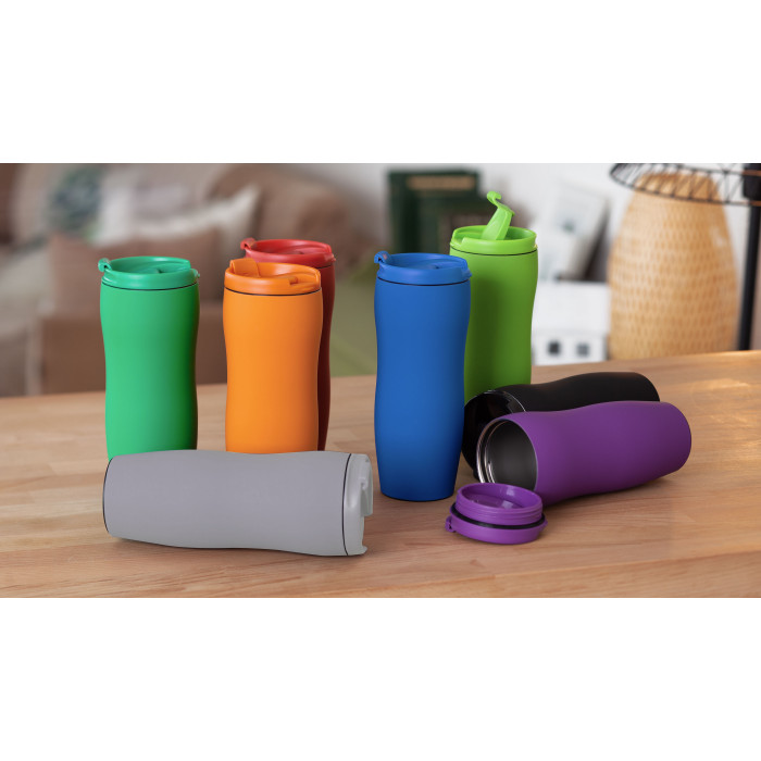 Термостакан "Монтана" 400 мл, покрытие soft touch