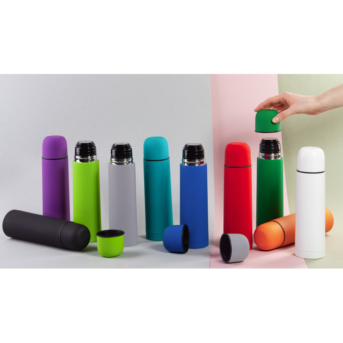 Термос "Крит" 500 мл, покрытие soft touch