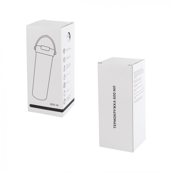 Термокружка "Pinta" 600 мл, покрытие пудра