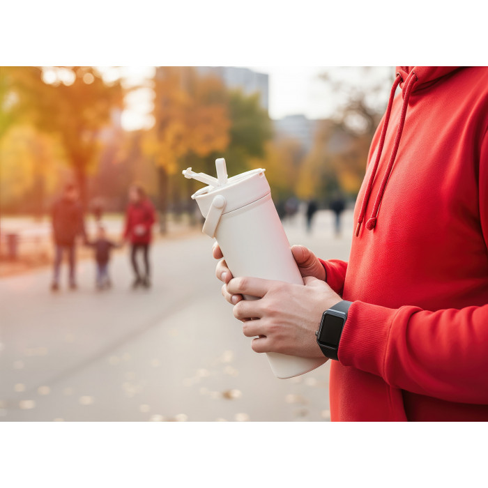 Термокружка "Pinta" 600 мл, покрытие пудра