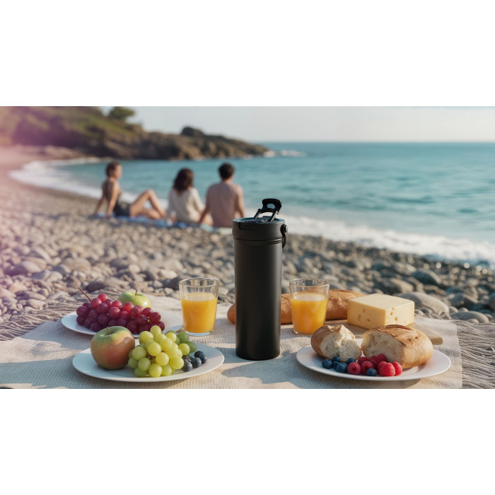 Термокружка "Pinta" 600 мл, покрытие пудра