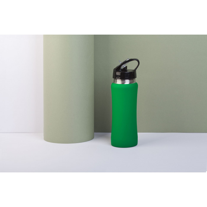 Бутылка для воды "Индиана" 600 мл, покрытие soft touch