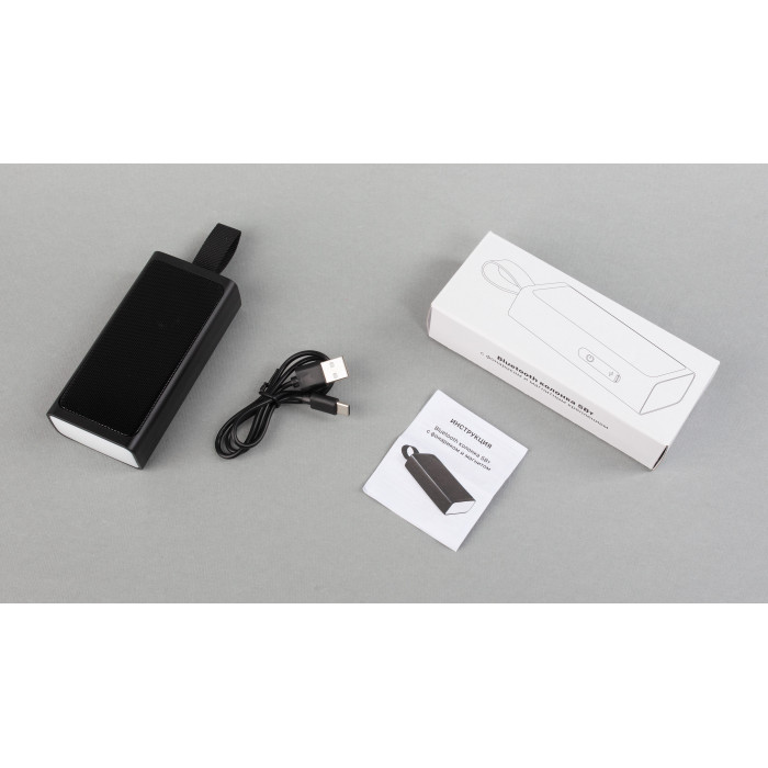 Bluetooth колонка "Vibe" 5Вт с фонариком и магнитным креплением