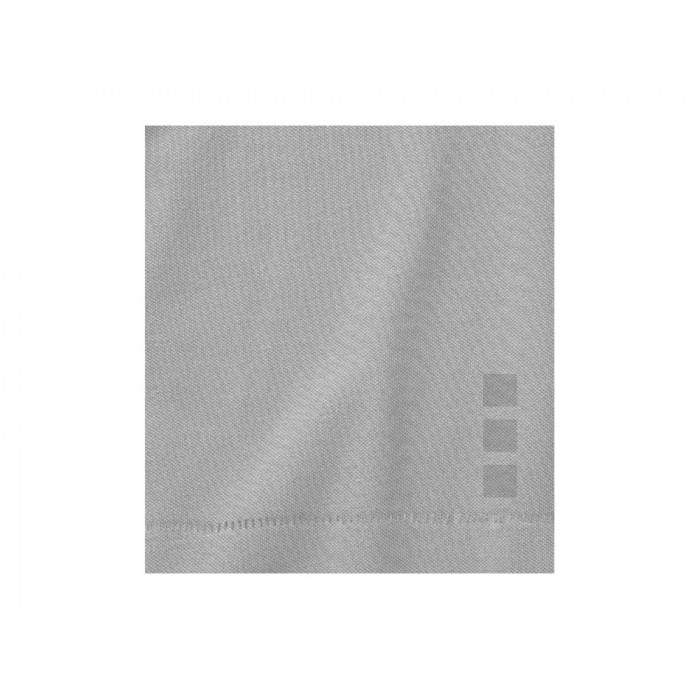 Calgary мужская футболка-поло с коротким рукавом, серый меланж