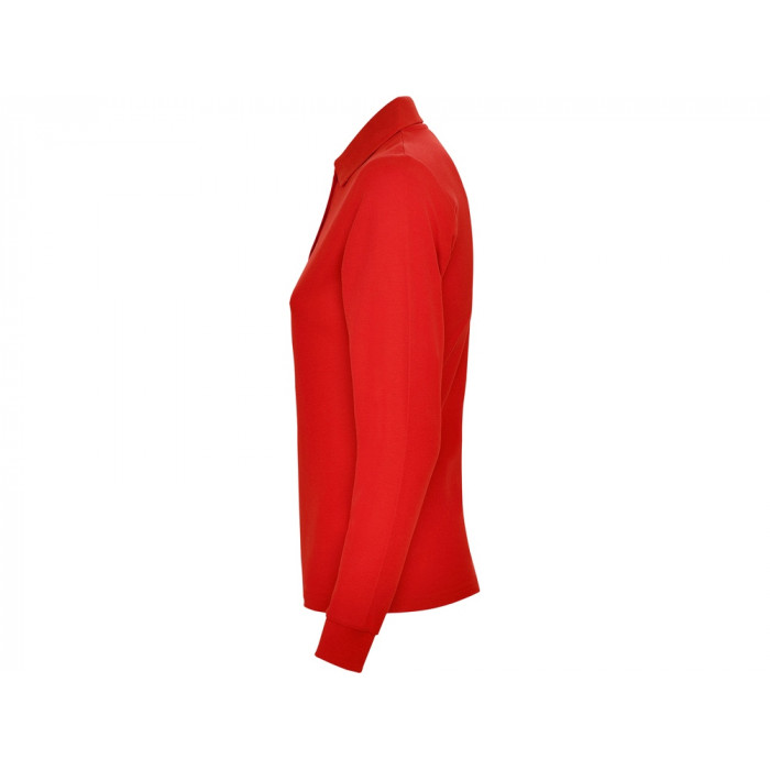 Рубашка поло Estrella женская с длинным рукавом, красный