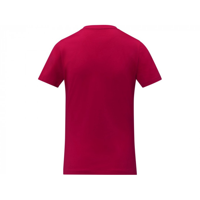 Somoto Женская футболка с коротким рукавом и V-образным вырезом , красный