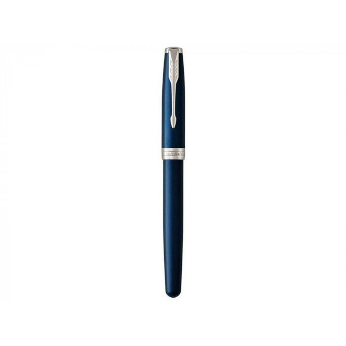 Перьевая ручка Parker Sonnet Blue Subtle CT, перо: F, цвет чернил: black, в подарочной упаковке