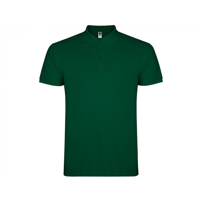 Рубашка поло Star мужская, бутылочный зеленый