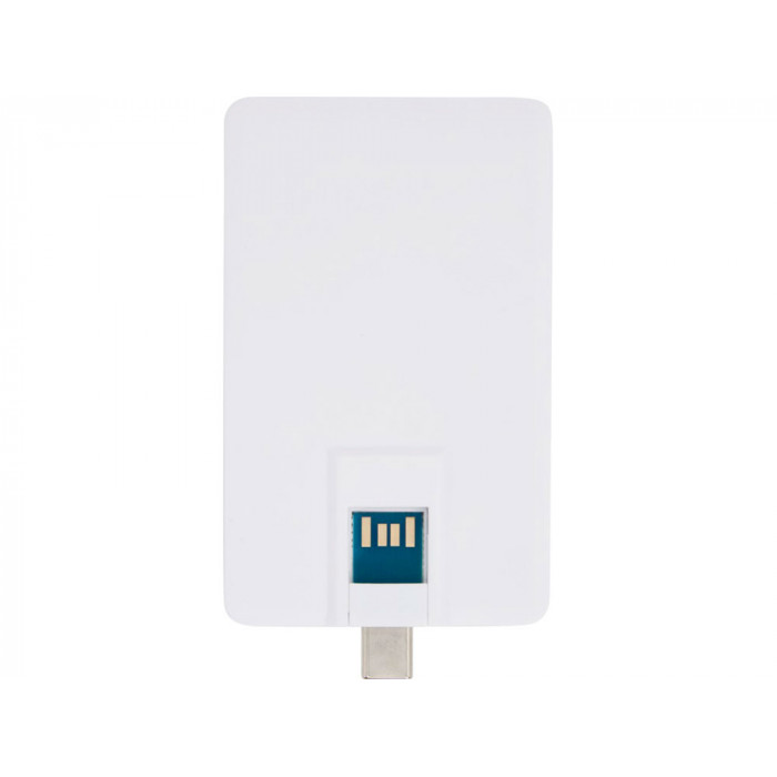Duo Slim USB-накопитель емкостью 64ГБ и разъемами Type-C и USB-A 3.0, белый Duo Slim USB-накопитель емкостью 64ГБ и разъемами Type-C и USB-A 3.0, белый
