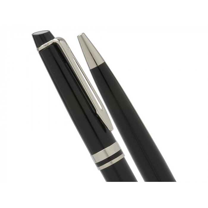 Шариковая ручка Waterman Expert 3, цвет: Black CT, стержень: Mblu