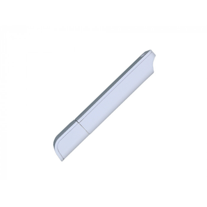 Флешка прямоугольной формы, оригинальный дизайн, двухцветный корпус, 64 Гб, белый