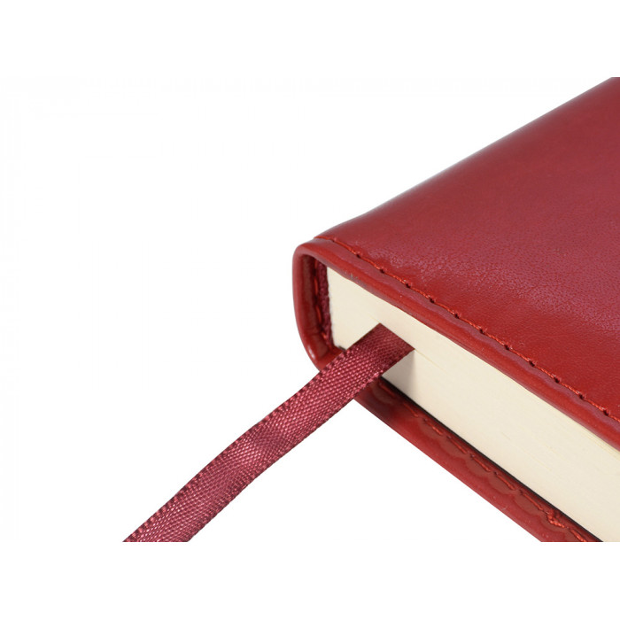 Ежедневник А5 недатированный Prestige, красный