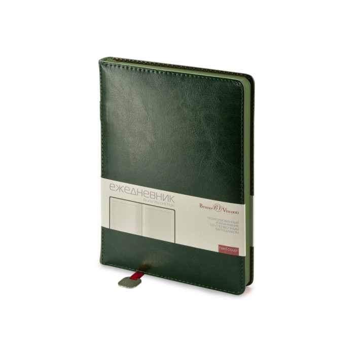 Ежедневник А5 недатированный Polo, зеленый